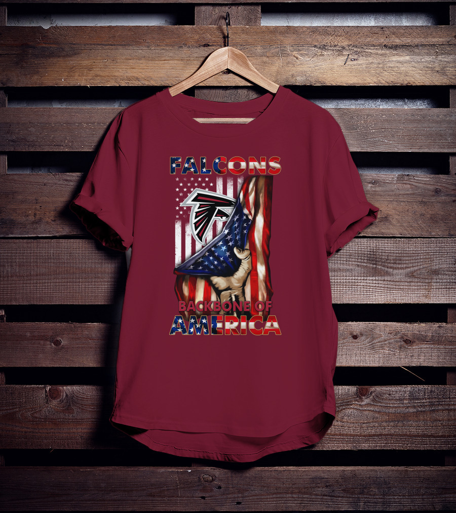 Falcons Backbone Of America Patriots T-Shirt