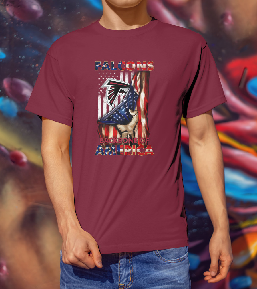Falcons Backbone Of America Patriots T-Shirt