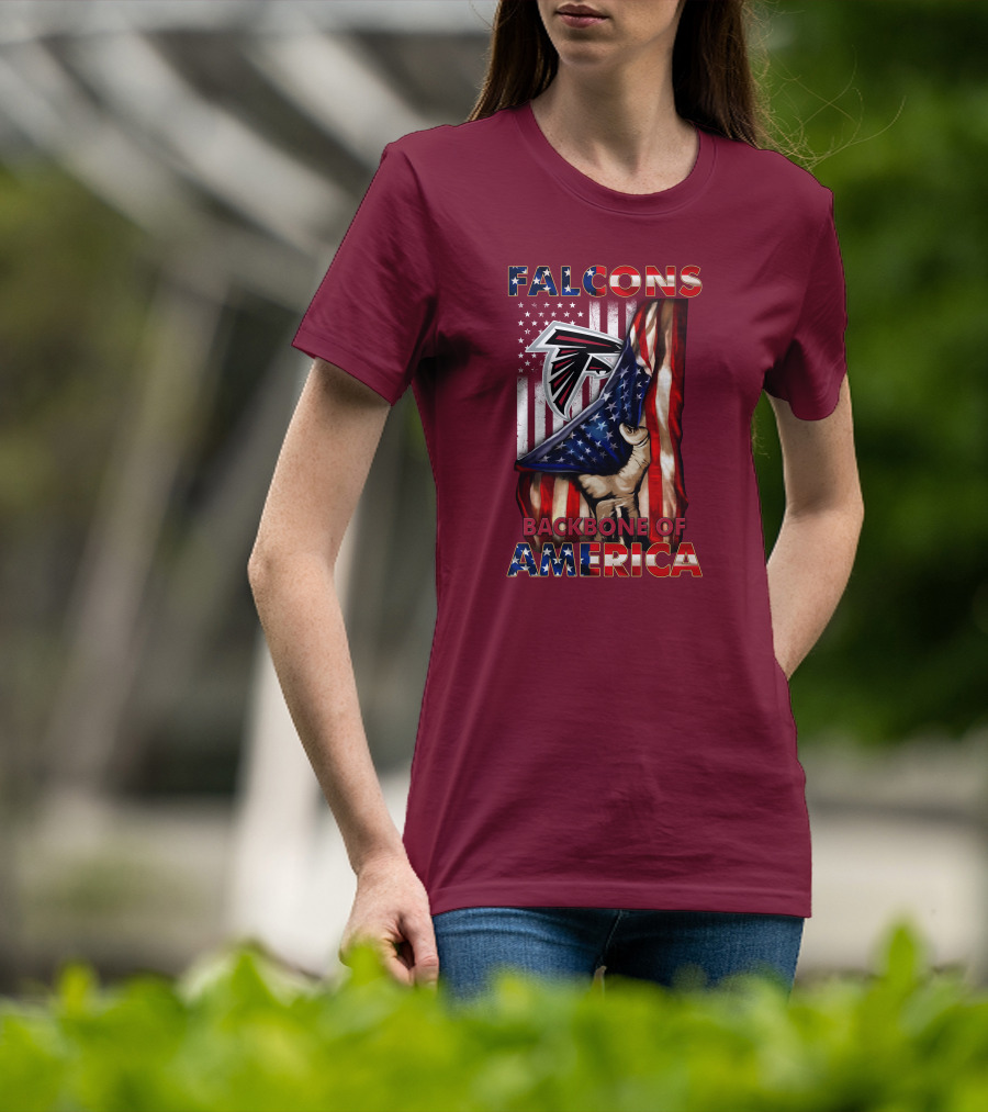 Falcons Backbone Of America Patriots T-Shirt