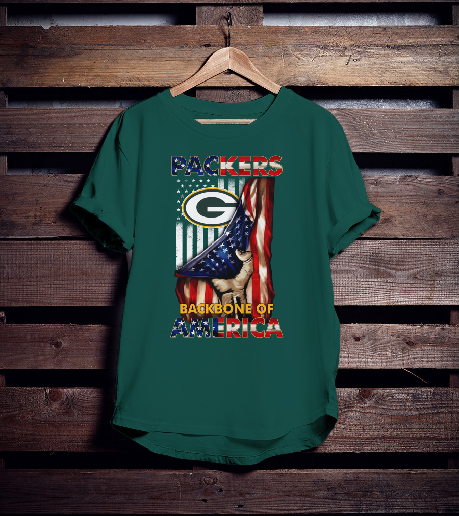 Packers Backbone Of America Green Bay T-Shirt