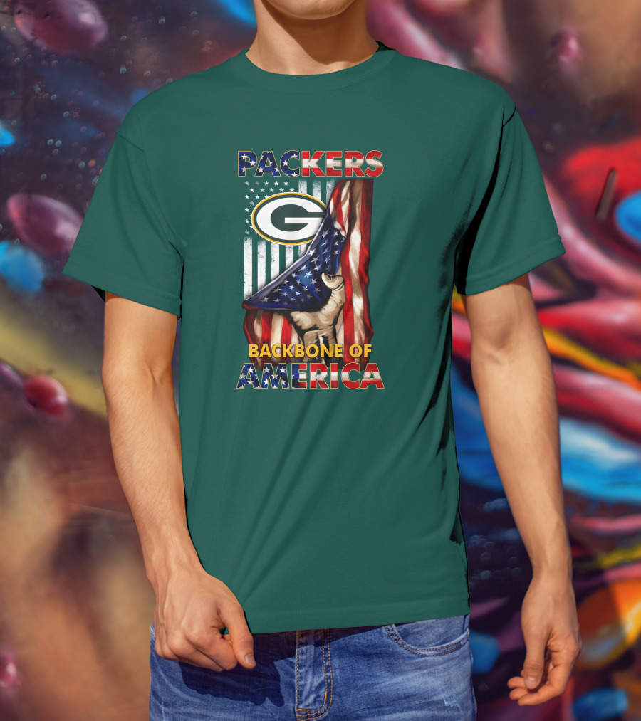 Packers Backbone Of America Green Bay T-Shirt
