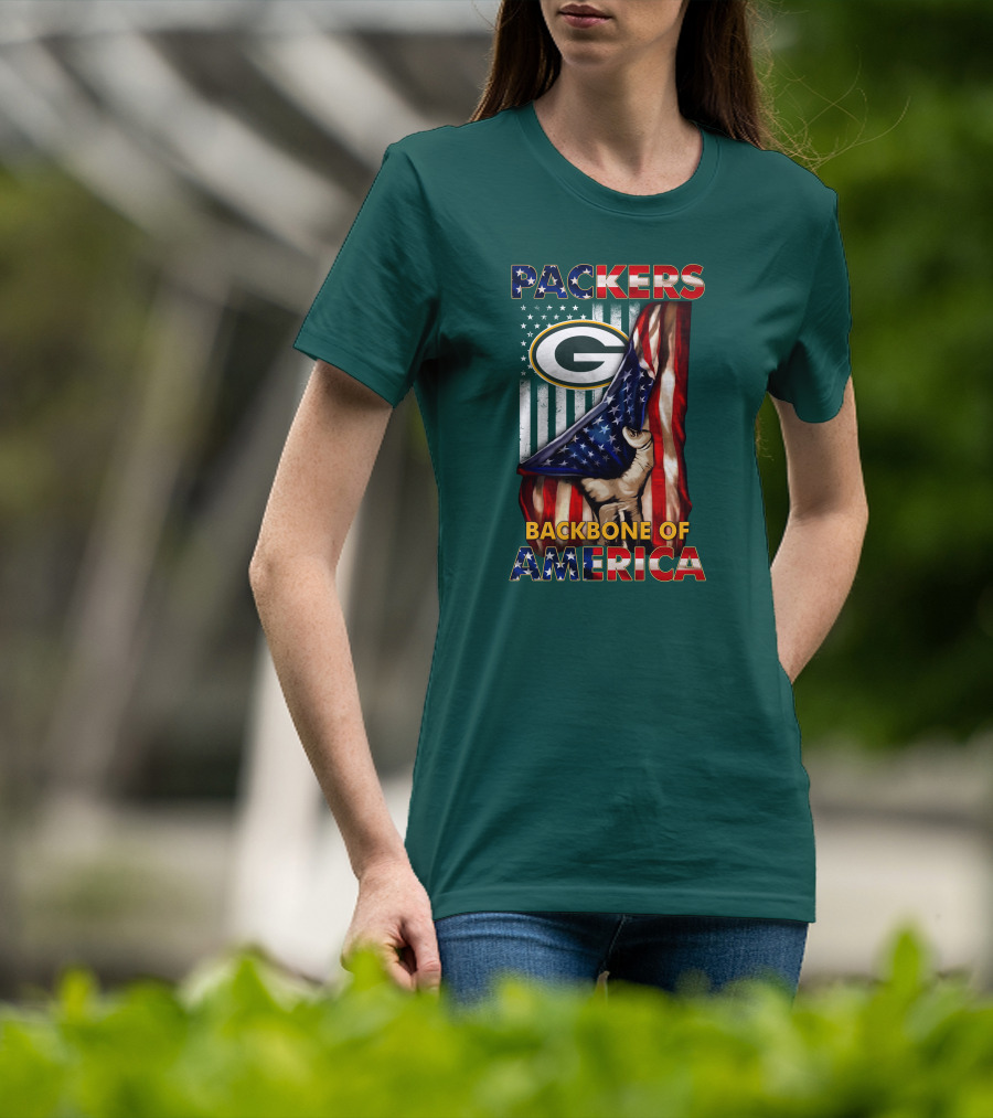 Packers Backbone Of America Green Bay T-Shirt