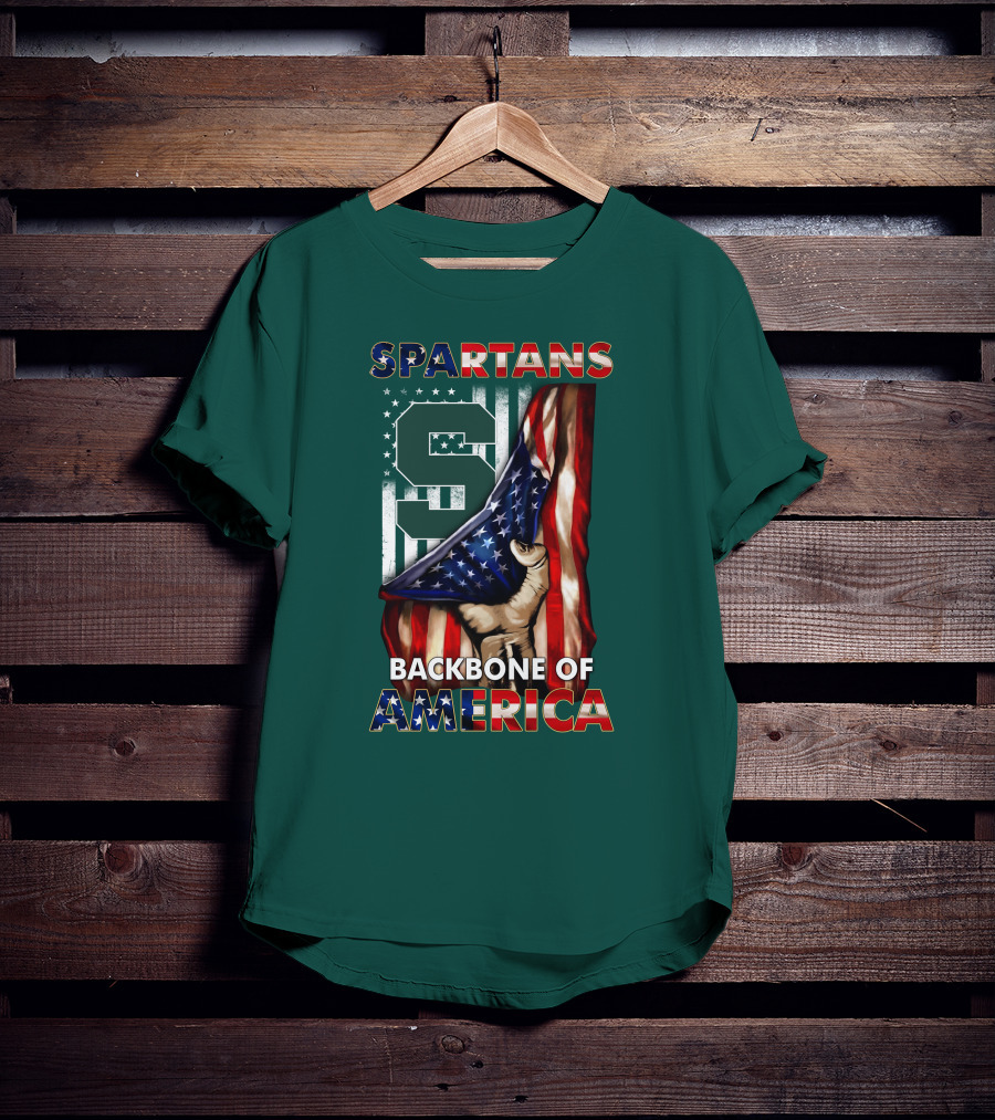 Spartans Backbone Of America Michigan State T-Shirt