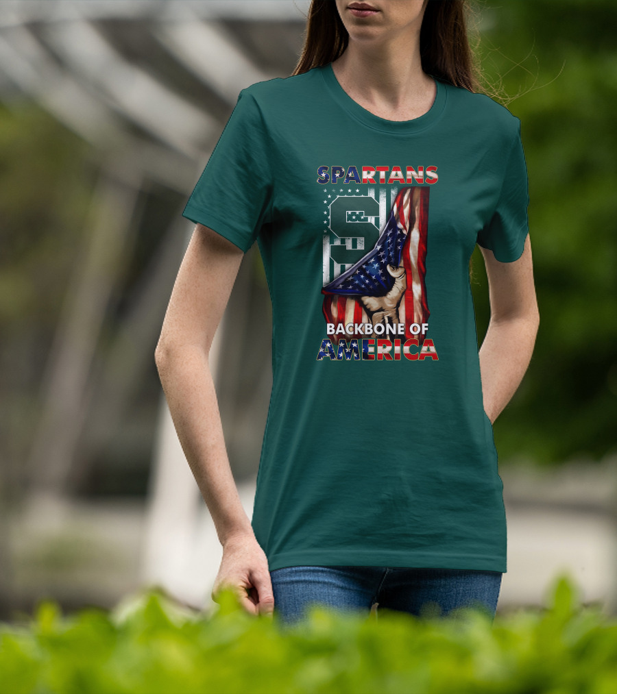 Spartans Backbone Of America Michigan State T-Shirt