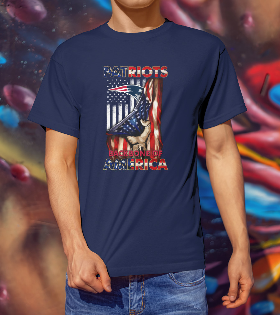 Patriots Backbone Of America New England T-Shirt
