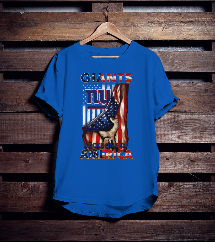 Giants Backbone Of America New York T-Shirt