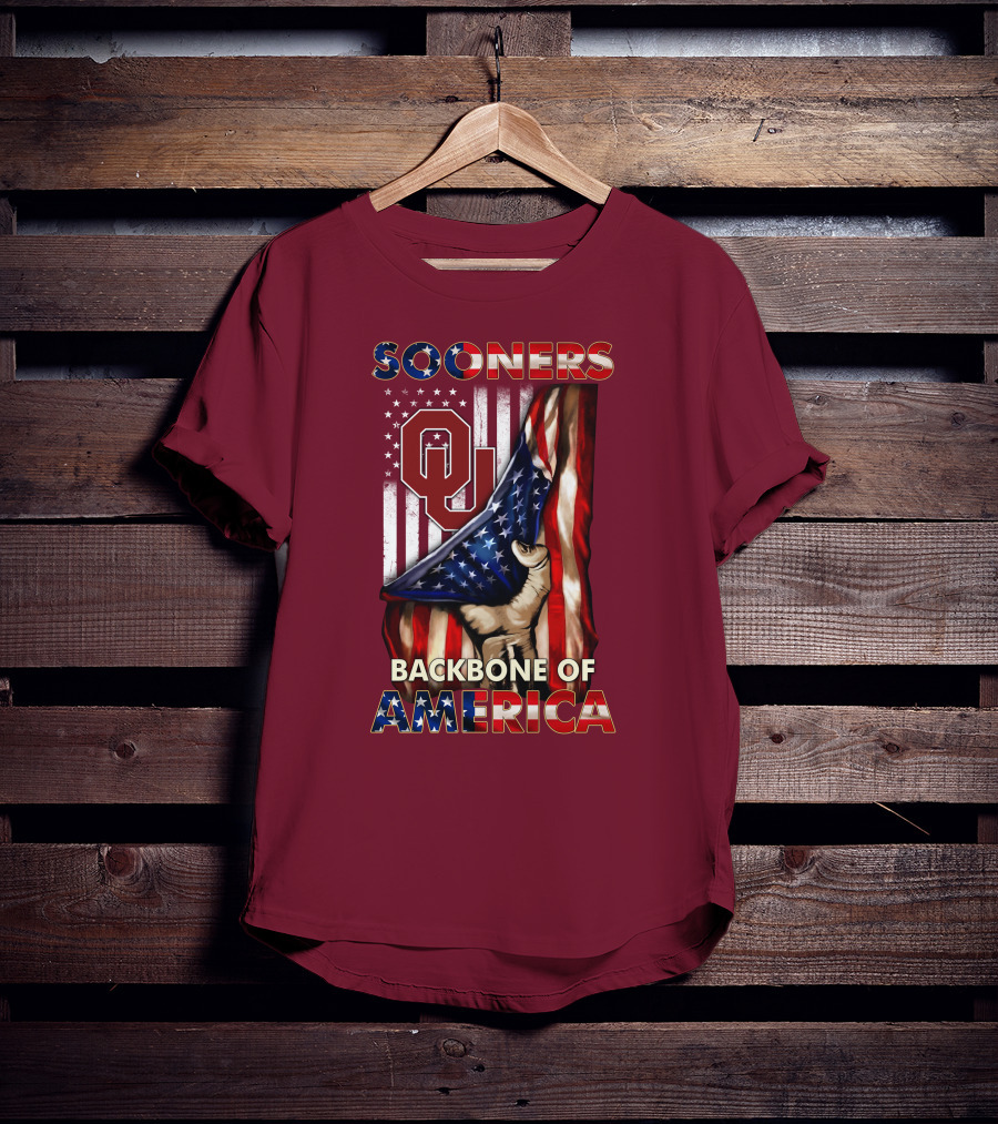 Sooners Backbone Of America Oklahoma T-Shirt