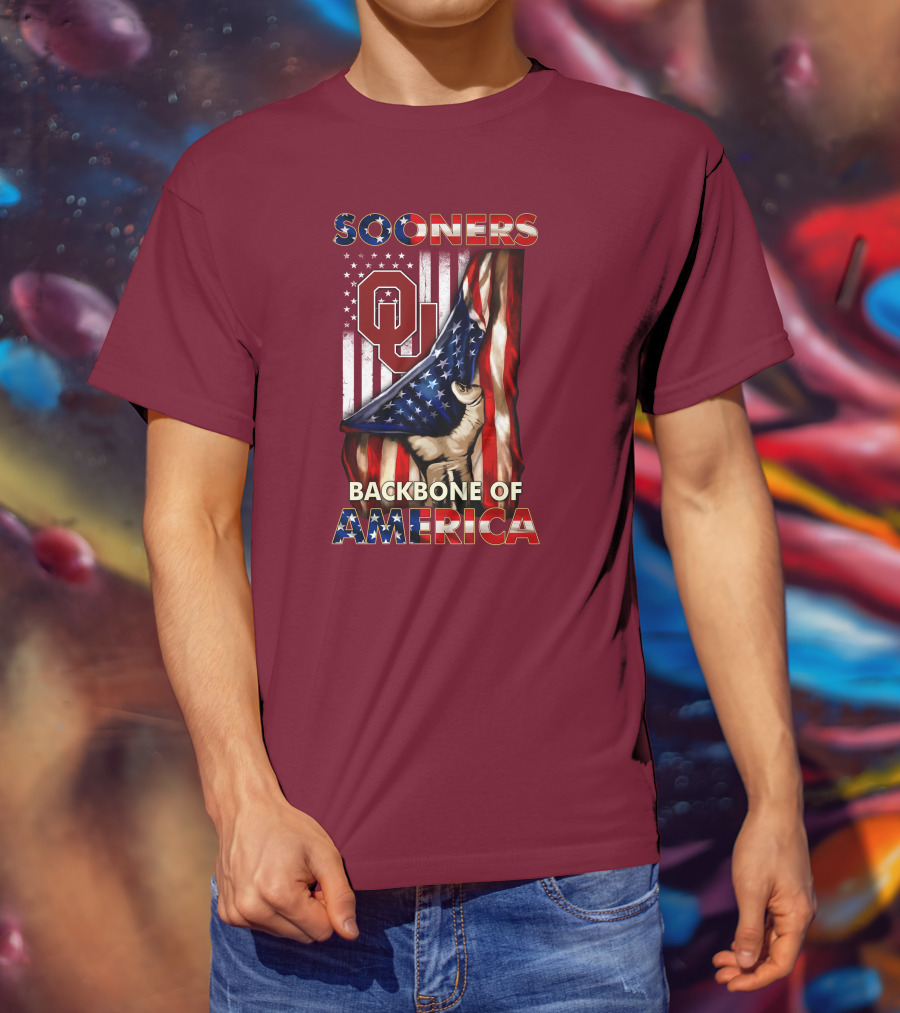Sooners Backbone Of America Oklahoma T-Shirt