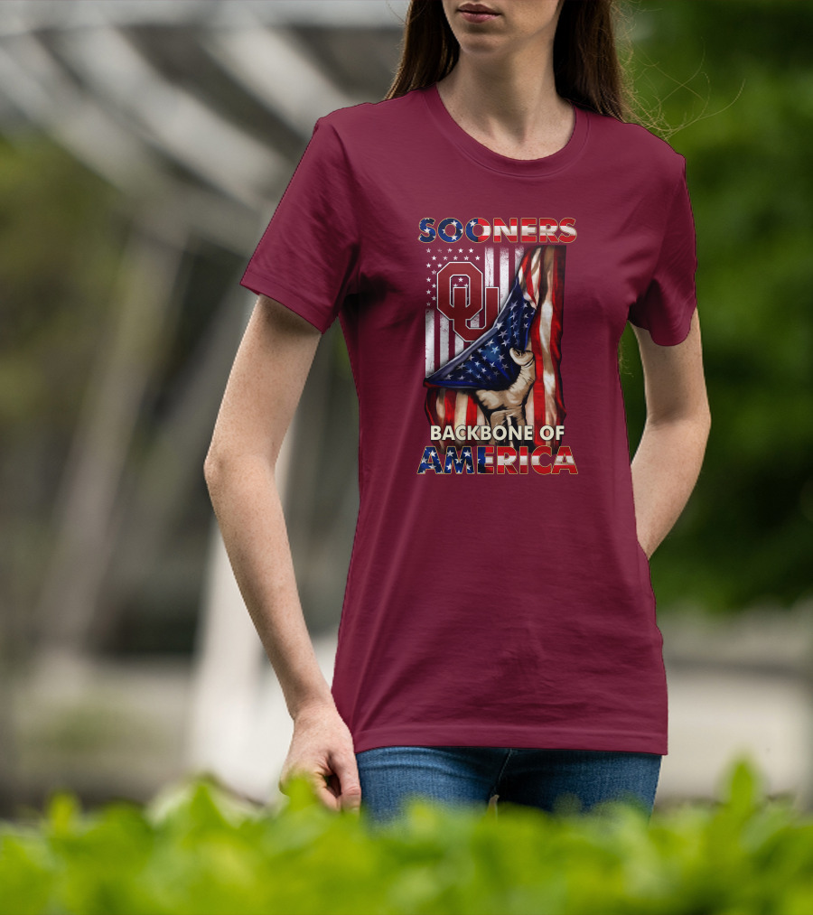 Sooners Backbone Of America Oklahoma T-Shirt