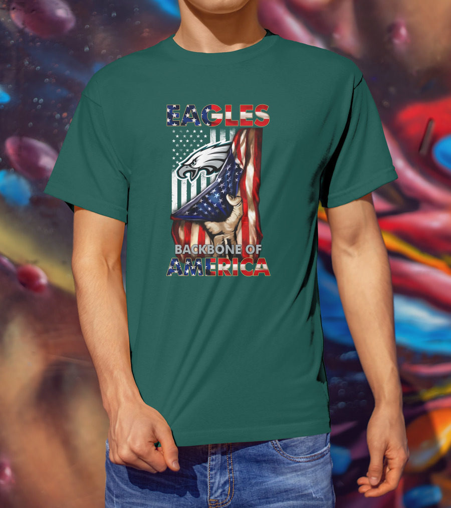 Eagles Backbone Of America Philadelphia T-Shirt