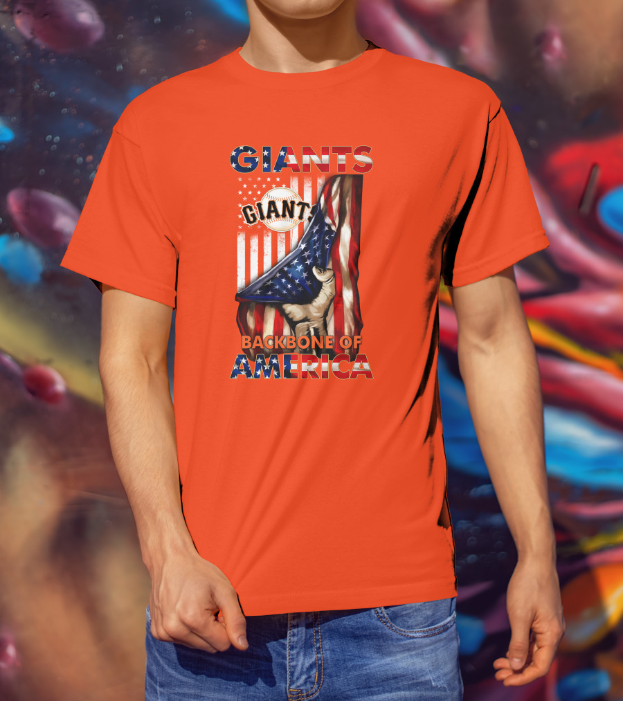 Giant Backbone Of America Giants T-Shirt