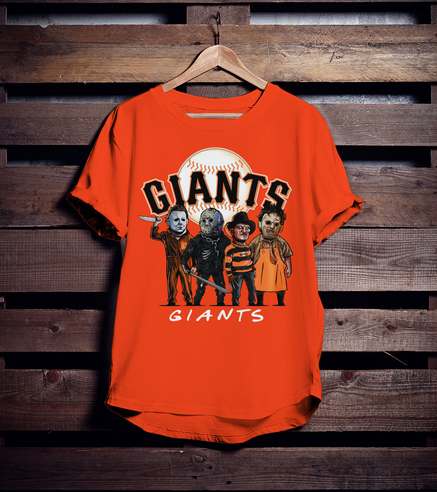 Giants Halloween The Slasher Squad T-Shirt