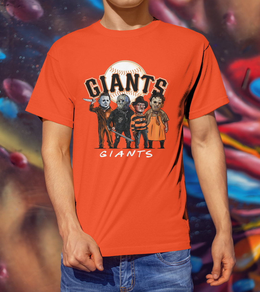 Giants Halloween The Slasher Squad T-Shirt