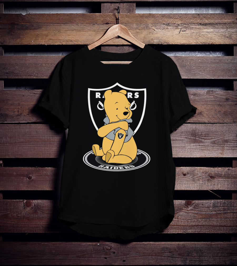 Las Vegas Raiders Winnie The Pooh Raiders T-Shirt