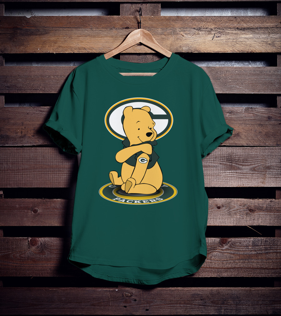 Green Bay Packers Winnie The Pooh G Logo Packers T-Shirt