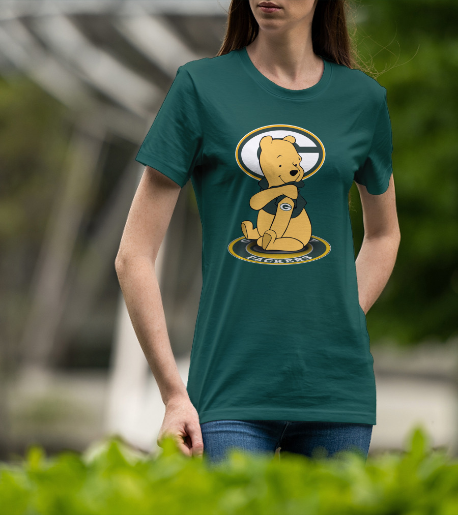 Green Bay Packers Winnie The Pooh G Logo Packers T-Shirt