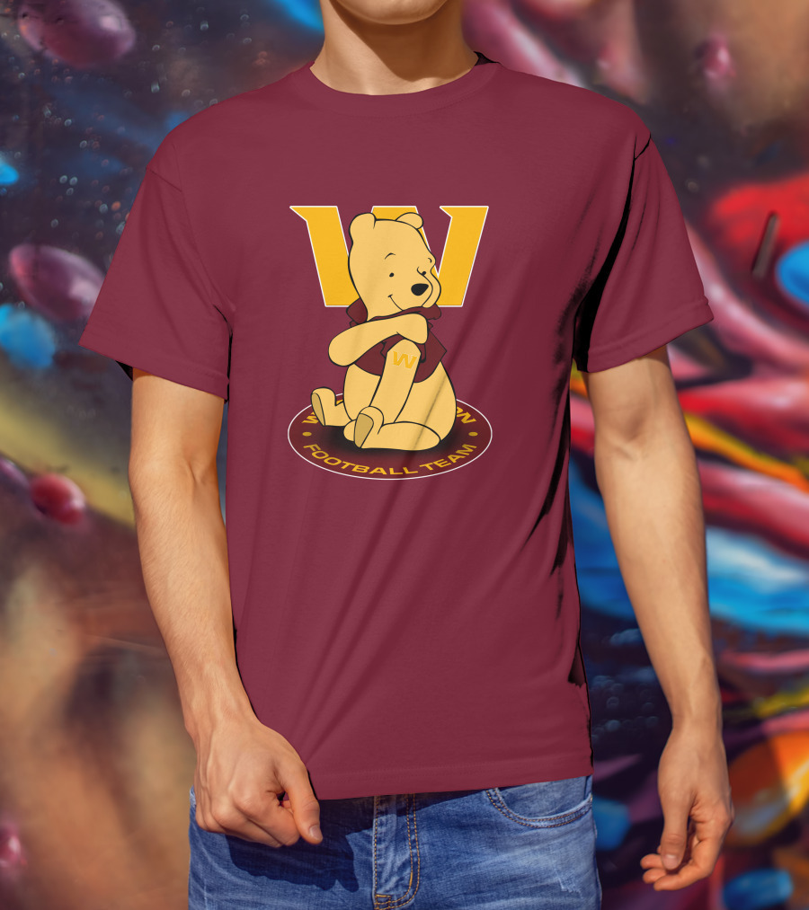 Washington Football Team W Winnie The Pooh T-Shirt