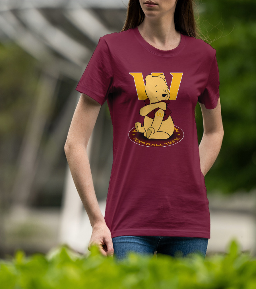Washington Football Team W Winnie The Pooh T-Shirt