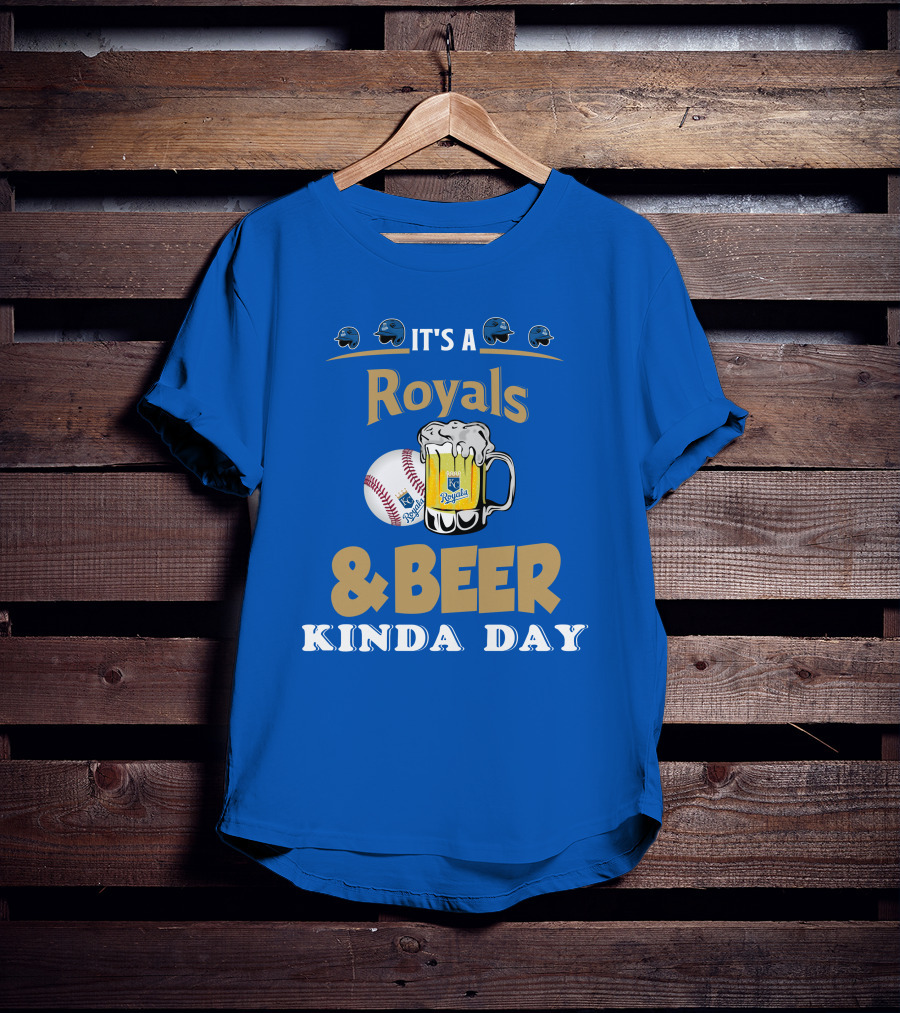 Kansas City Royals Baseball And Beer Kinda Day T-Shirt