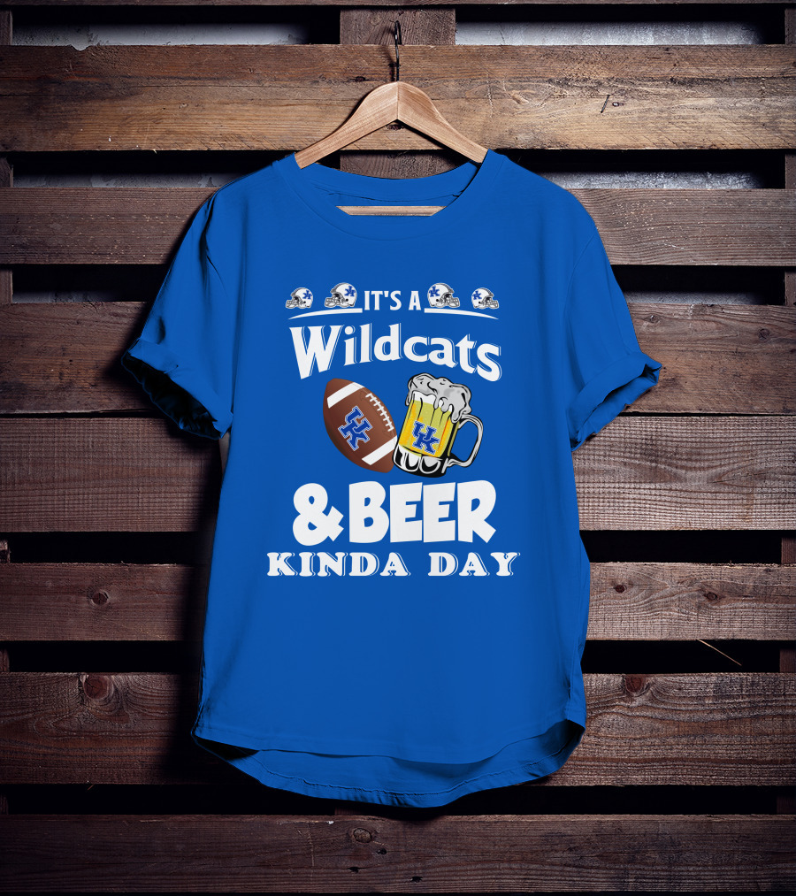 It's A Wildcats Football Beer Kinda Day T-Shirt