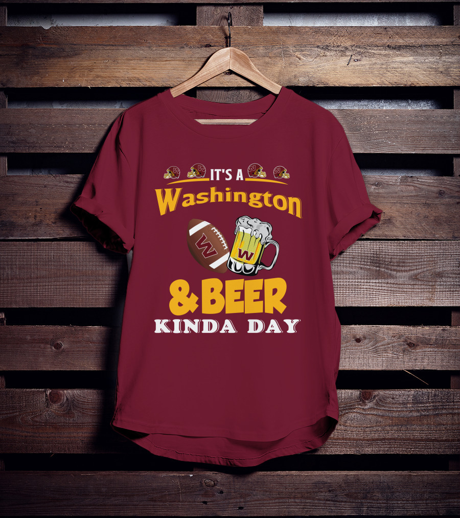 Washington Football And Beer Celebration Day T-Shirt
