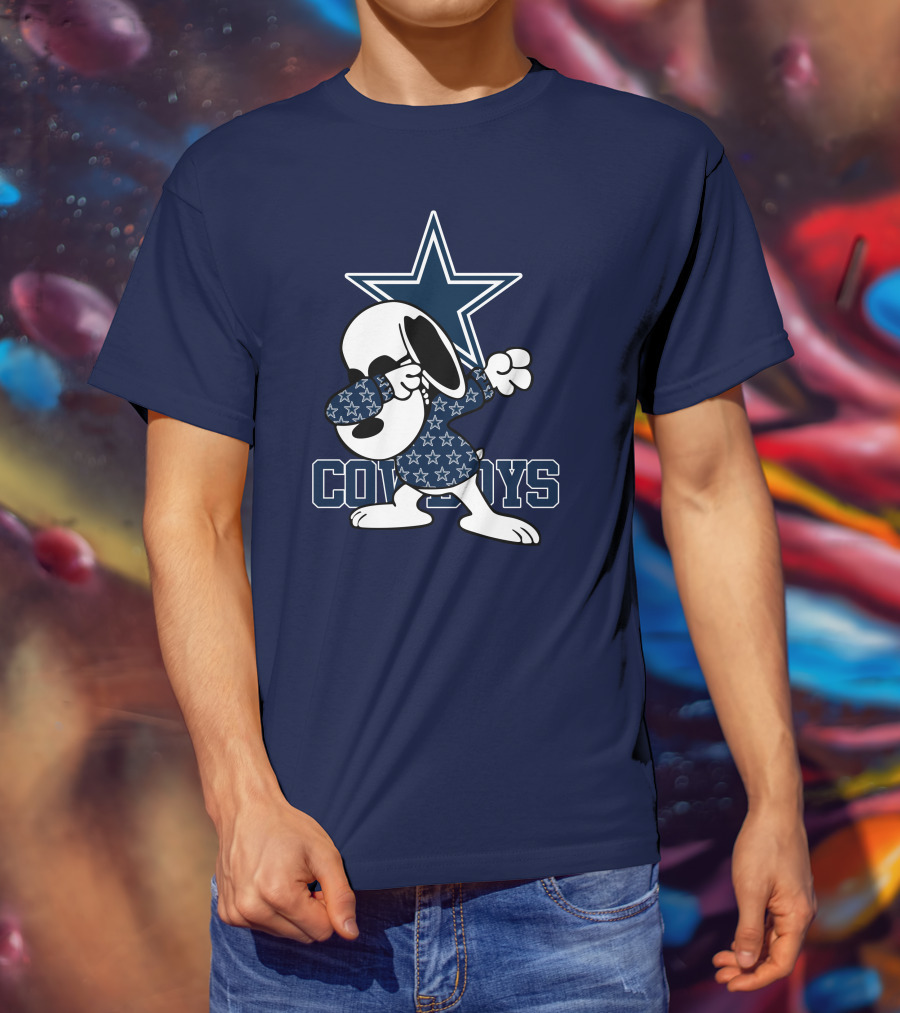 Dallas Cowboys Snoopy Dabbing Star T-Shirt