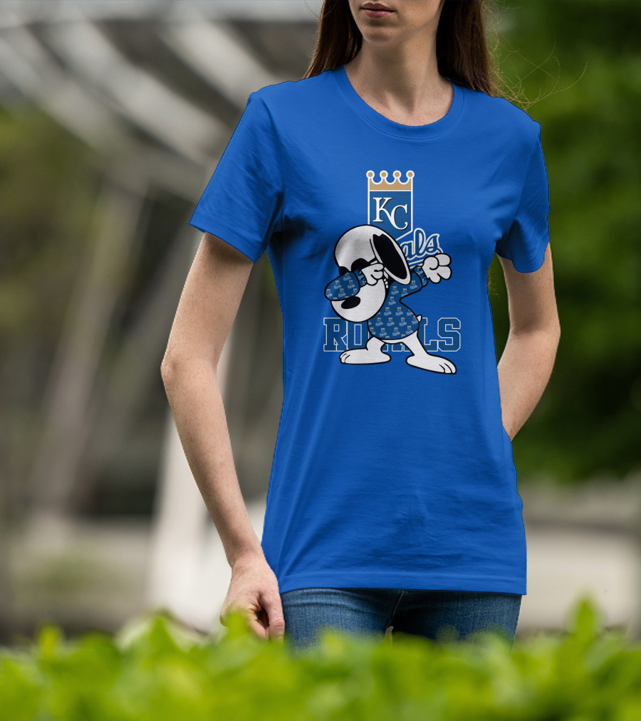 KC Royals Snoopy Dabbing Royals T-Shirt