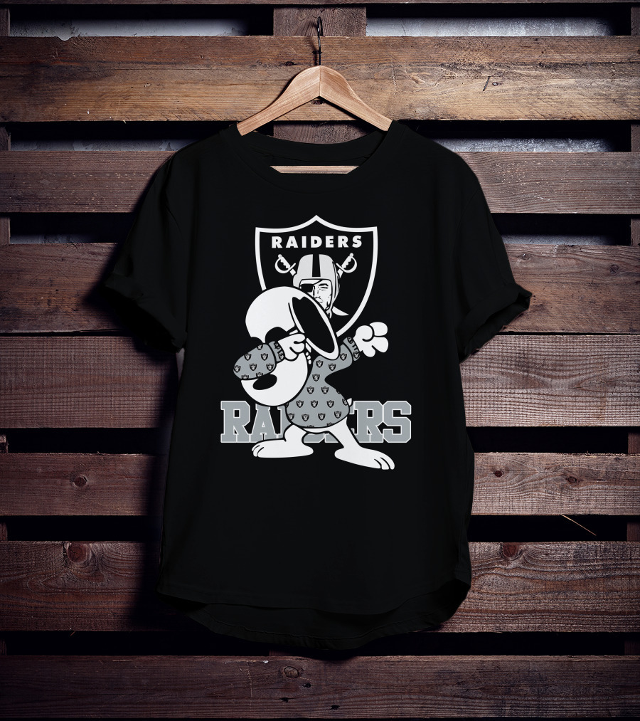 Las Vegas Raiders Snoopy Dabbing Raiders T-Shirt