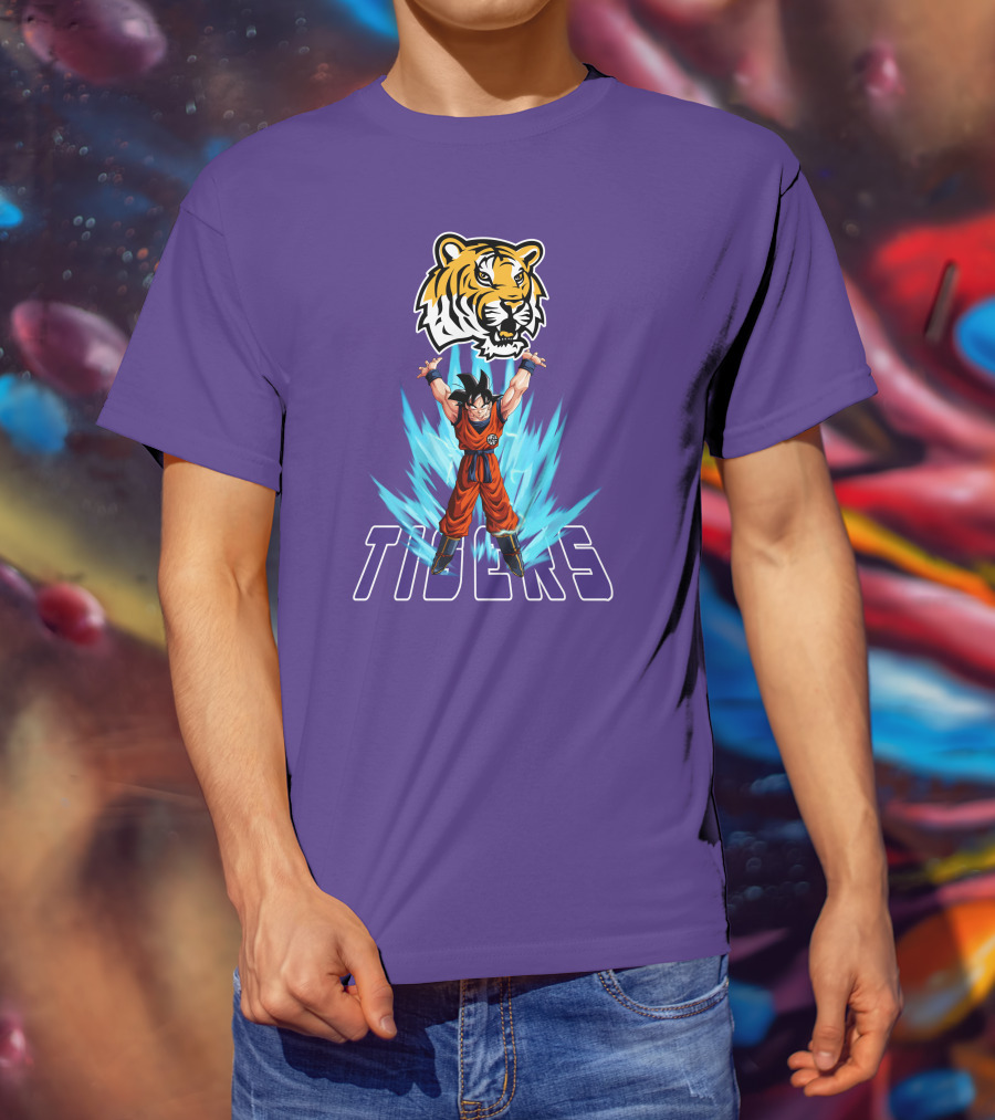 Lsu Tigers Super Saiyan Goku Power Up T-Shirt