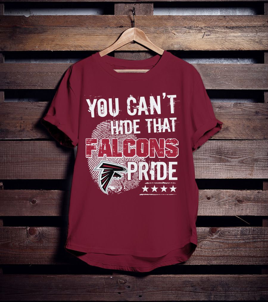 You Can't Hide That Falcons Pride With Atlanta Logo And Stars T-Shirt
