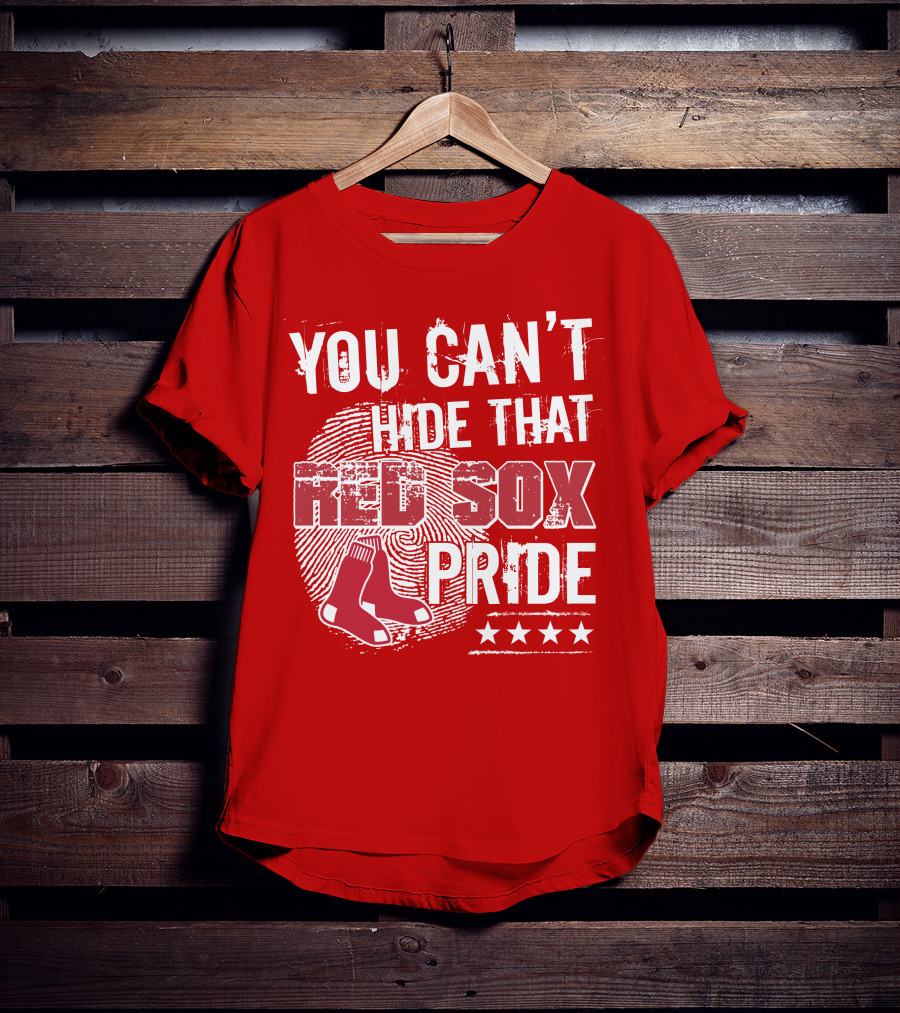 You Can't Hide That Red Sox Pride With Sock And Stars T-Shirt