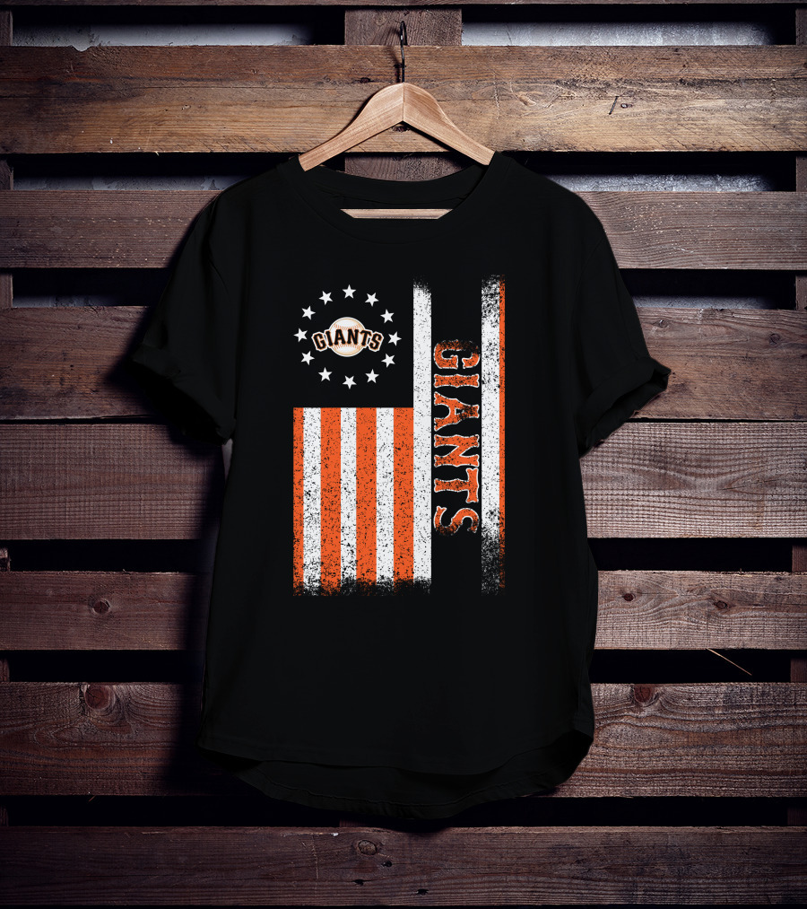 San Francisco Giants American Flag Themed Giants Stars And Stripes T-Shirt