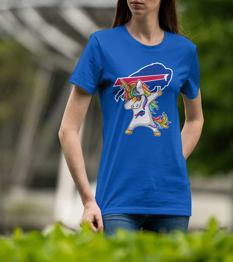 Buffalo Bills Unicorn Dabbing NFL Fan T-Shirt