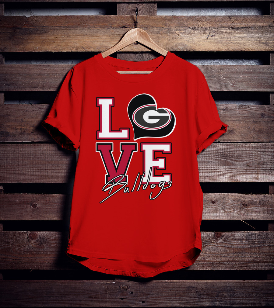 LOVE Georgia Bulldogs T-Shirt