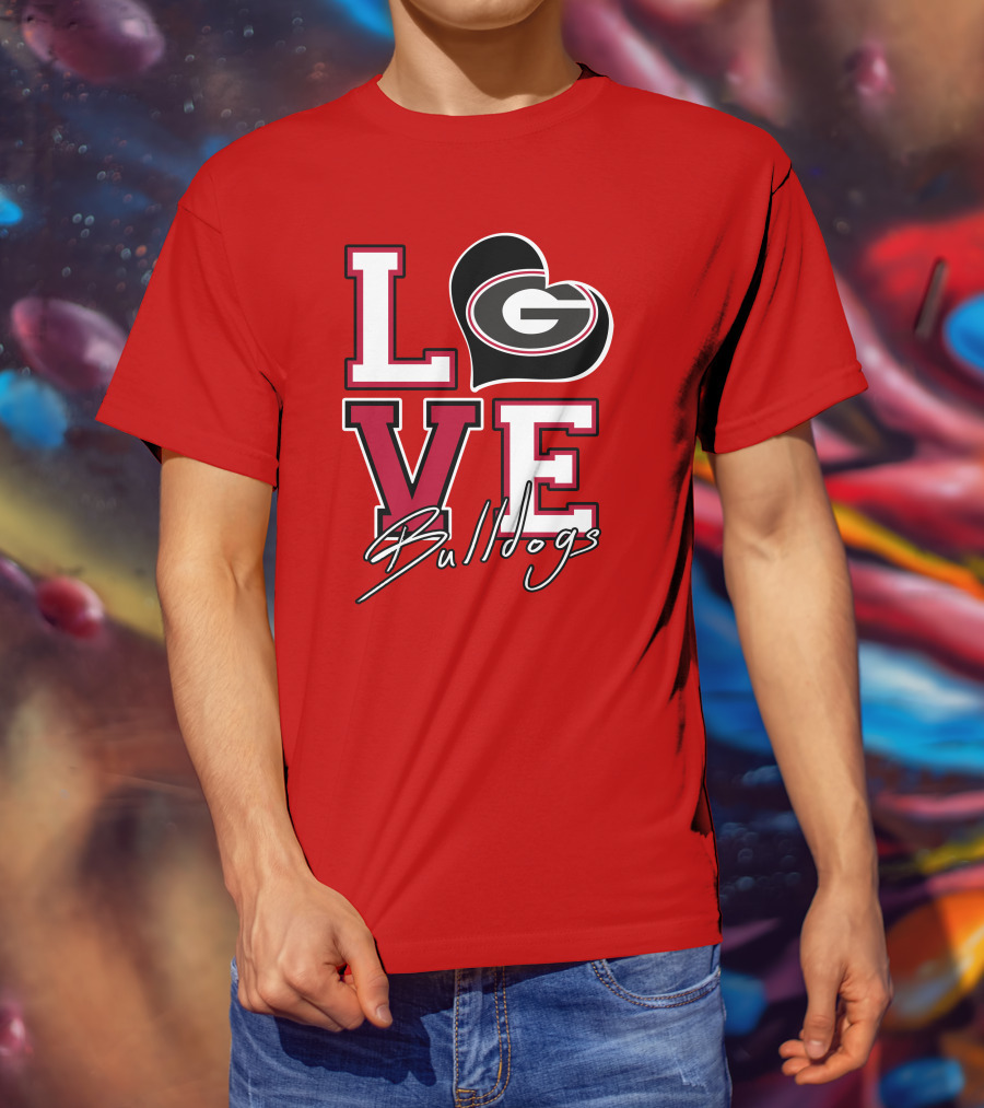 LOVE Georgia Bulldogs T-Shirt