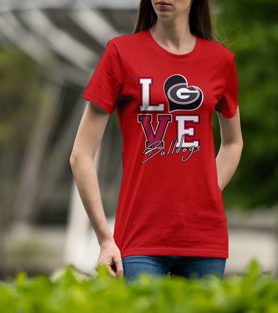 LOVE Georgia Bulldogs T-Shirt