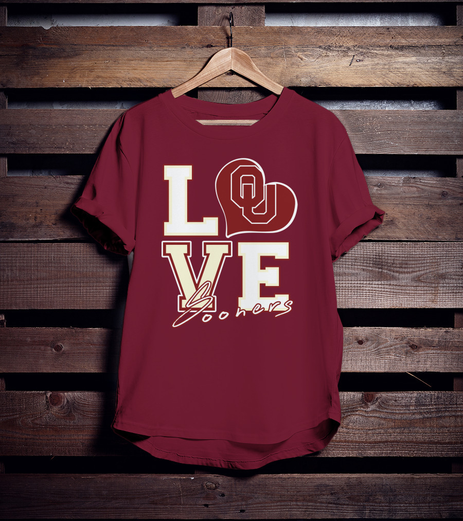 Love OU Heart Sooners T-Shirt