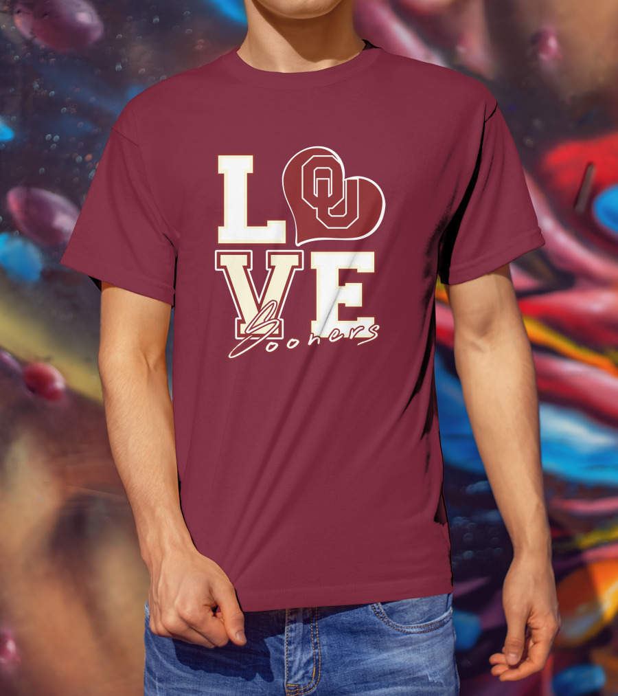 Love OU Heart Sooners T-Shirt
