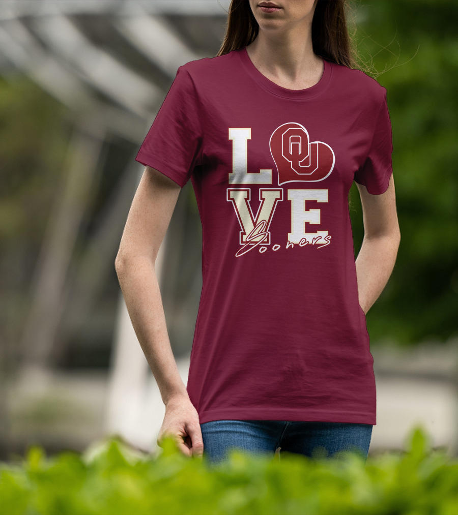 Love OU Heart Sooners T-Shirt