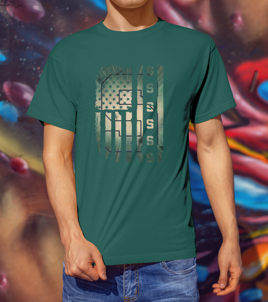 Michigan State Spartans Stars And Stripes S T-Shirt