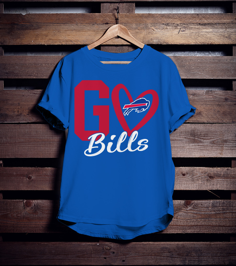 Go Bills Love Buffalo Bills T-Shirt