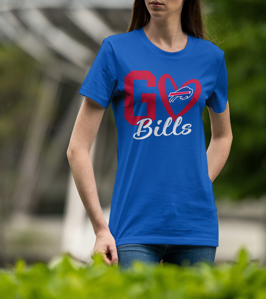 Go Bills Love Buffalo Bills T-Shirt
