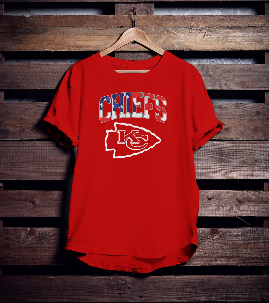 Chiefs Kc Kansas City American Flag T-Shirt