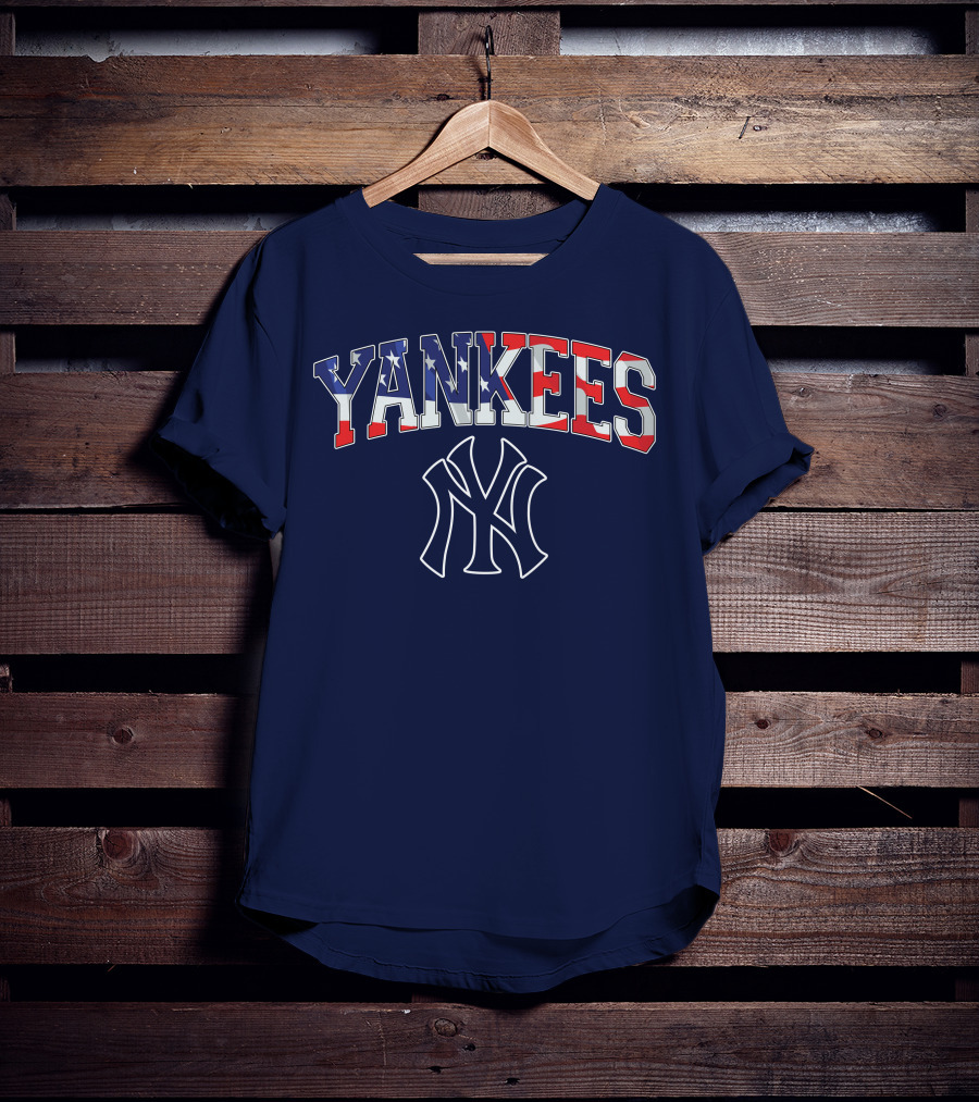 YANKEES American Flag NY T-Shirt