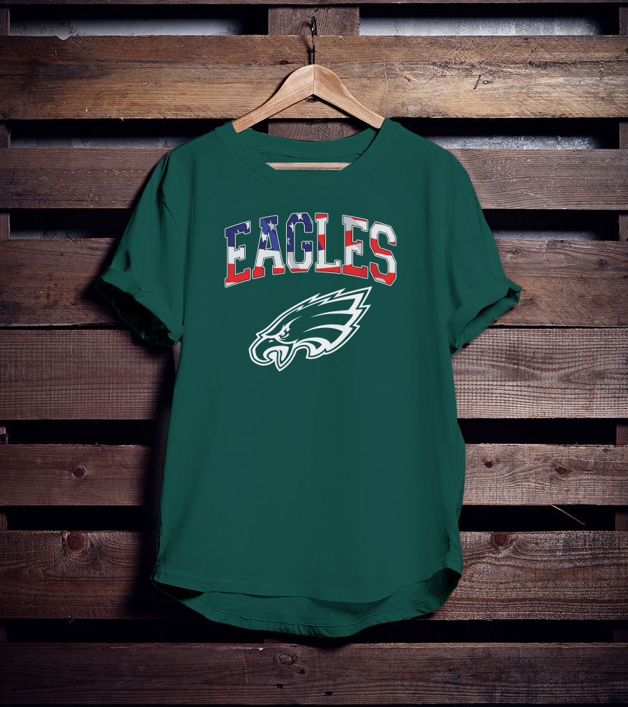 Eagles American Flag Philadelphia T-Shirt