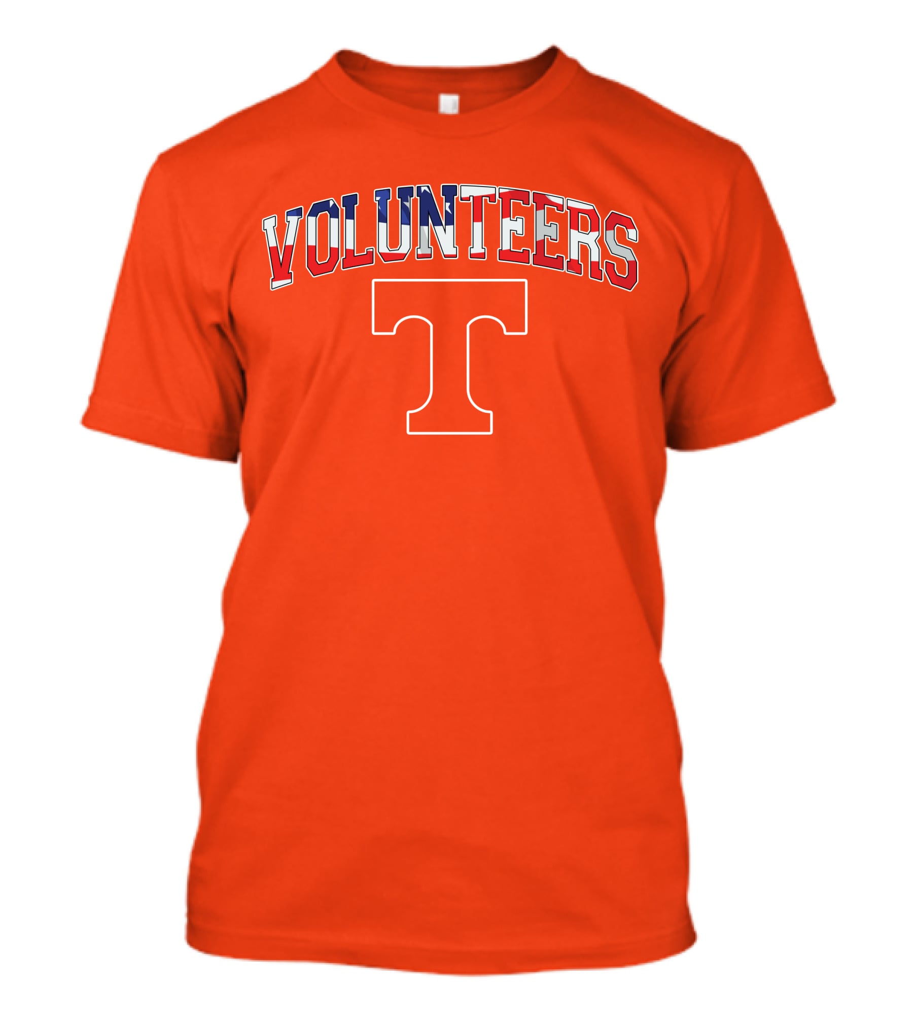 Tennessee Volunteers American Flag T T-Shirt