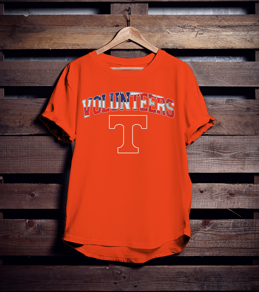 Tennessee Volunteers American Flag T T-Shirt