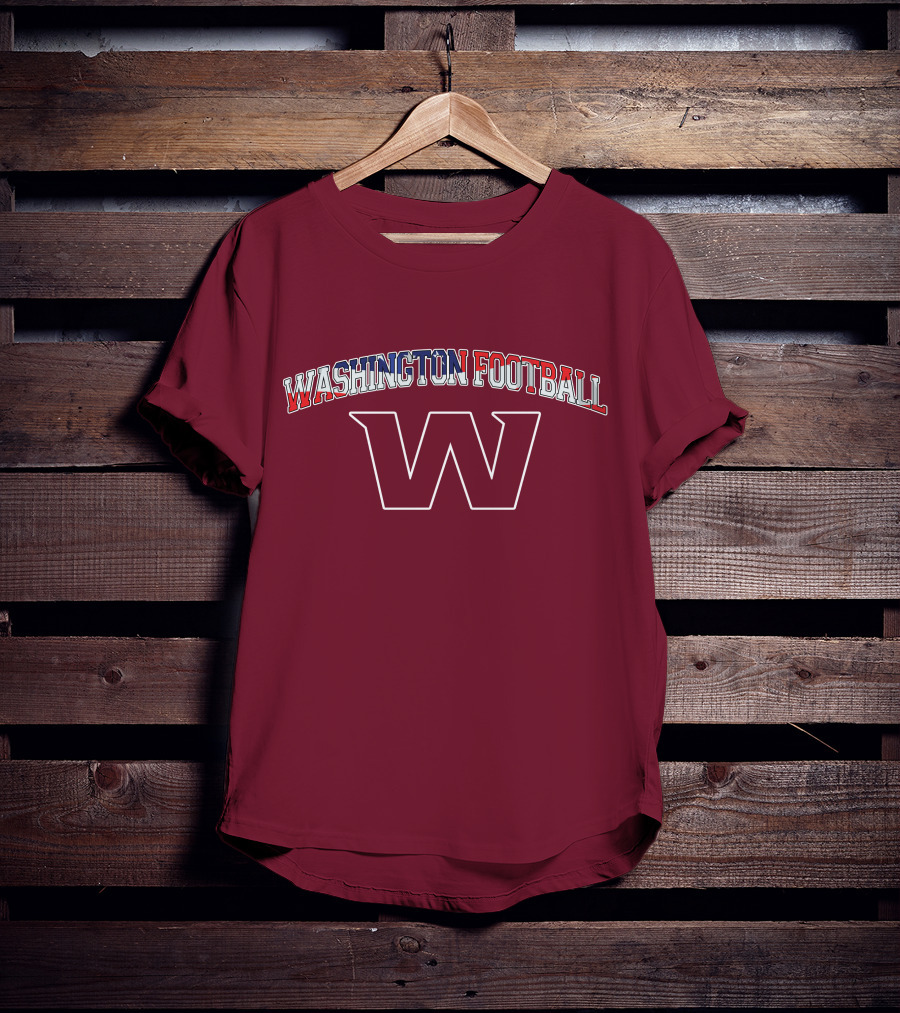 Washington Football American Flag W T-Shirt