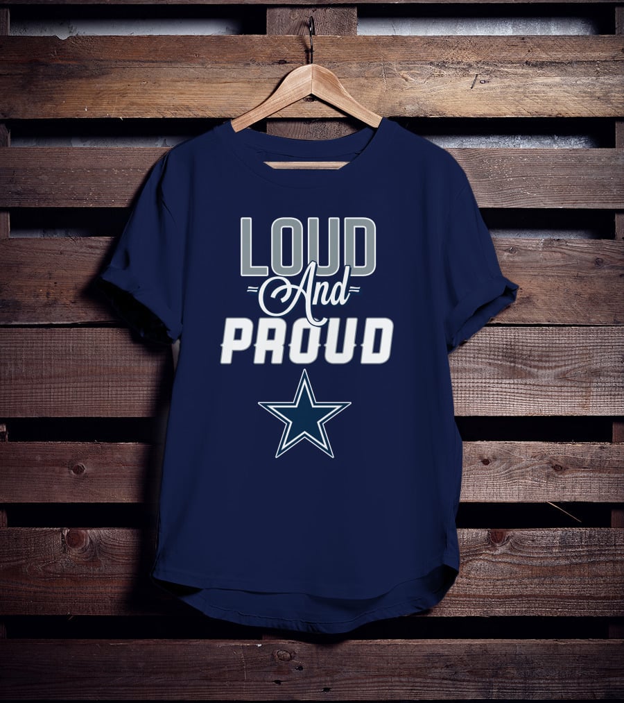 Dallas Cowboys Loud And Proud Star T-Shirt