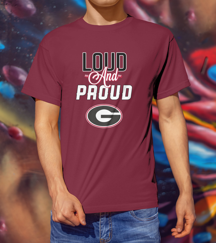Loud And Proud Georgia Bulldogs G T-Shirt
